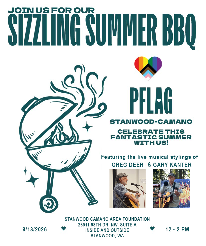 Annual PFLAG Stanwood-Camano Community BBQ and Membership Drive